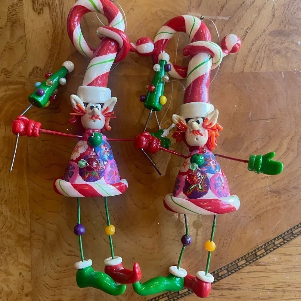 Candy Cane People Ornaments!